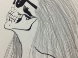 Drawing A Skulls My Skull Girl Drawing Girl Drawings Drawings Und Skull
