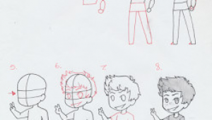 Drawing Anime Boy Body Manga Interest Chibi Boy Standing How to Draw A Chibi Boy