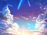 Drawing Anime Scenery Scenery Sky Sun Rise Movies Pinterest Scenery Anime and