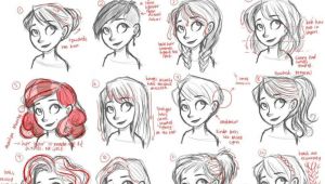Drawing Cartoon Hairstyles Drawing How to Draw Cartoon Hair for Beginners Plus How to Draw