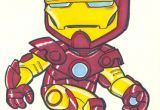 Drawing Cartoon Iron Man the Movie Version Of Shellhead Also On Ebay This Week 5 5x7in