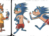 Drawing Cartoons sonic Zootopia sonic by Smokeplanet Animation Drawings A sonic the