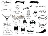 Drawing Cartoons Worksheet Secondary Mouths Easiest Drawings Pinterest Drawings Cartoon