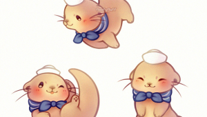 Drawing Cute Kawaii Anime Kawaii Sailor Otter Kawaii Cute Drawings Cute Cute Art