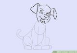 Drawing Dog with Shapes 6 Easy Ways to Draw A Cartoon Dog with Pictures Wikihow