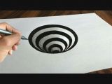Drawing Easy Tricks Very Easy 3d Trick Art How to Draw A Round Hole On Paper Art
