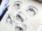 Drawing Eyes In Pen Lera Kiryakova Sketch Eyes Art Figurative Realistic Eye