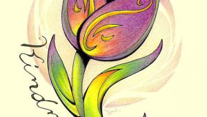 Drawing Flowers On Walls Inspirational Flower Tulip Inspirational Art Flower Illustration