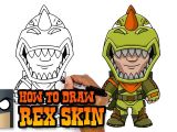 Drawing fortnite Things How to Draw Rex Skin fortnite Art Tutorial Youtube