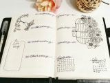 Drawing Ideas for Bullet Journal Bullet Journal Weekly Layout Flower Drawing Bird Drawing Birdcage