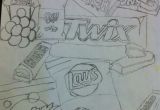 Drawing Ideas Medium Sketchbook Junk Food Fill the Page with Junk Food Any Medium by