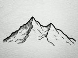 Drawing Ideas Nature Minimalistic Tattoo Ideas Mountains Mountain Drawing