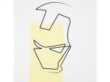 Drawing Iron Man Easy Affiche Quibe Iron Man Iron Man Drawing Outline Art