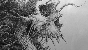 Drawing Monster Skull Evil Skull Drawing Drawing Ideas Pinterest Skull Art Drawings