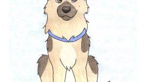 Drawing Of A Fluffy Dog German Shepherd by Teal Husky On Deviantart Art Paintings
