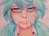 Drawing Of A Girl Hiding Hatsune Miku Rolling Girl Vocaloid Amino