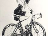 Drawing Of A Girl On A Bike 66 Best Cycling Images In 2019 Bicycle Art Bike Art Road Racer Bike