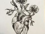 Drawing Of A Heart with Flowers Pin by Tanara Guthrie On Piercings and Tattoos Tattoos Tattoo