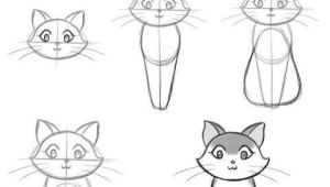 Drawing Of A Kitty Cat How to Draw A Kitty Art Sculpture Pinterest Drawings Cat