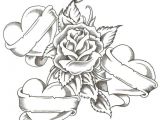 Drawing Of A Rose and Heart Coloring Pages Of Roses and Hearts New Vases Flower Vase Coloring