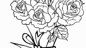 Drawing Of A Rose Vase Coloring Pages Of Roses and Hearts New Vases Flower Vase Coloring