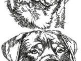Drawing Of A Rottweiler Dog Rottweiler Se Rottweiler Set Rottweiler Pinterest Embroidery