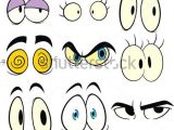 Drawing Of An Eye Cartoon Cartoon Eyes Vector Illustration with Simple Gradients Each In A