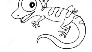 Drawing Of Cartoon Iguana Cute Lizard Illustration Cartoon Drawing Drawing Illustration White