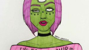 Drawing Of Eye Roll Eye Rolling Club D D D Space Girl A In 2019 Drawings Art Art