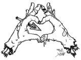 Drawing Of Finger Heart Jeral Tidwell An Amazing Artist I Prefer His Ink Drawings to the