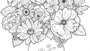 Drawing Of Flowers Pics Www Colouring Pages Aua Ergewohnliche Cool Vases Flower Vase Coloring