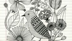 Drawing Of Flowers with Birds Pencil Sketch Of Bird and Flowers Food Drink that I Love