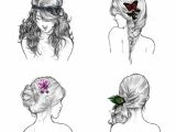 Drawing Of Girl Hairstyles Different Looks Hair Makeup Hair How to Draw Hair