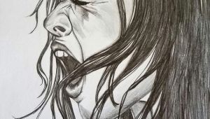 Drawing Of Girl Screaming Screaming Dark Art Drawing Dark Art Dark Drawing Emotional