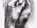 Drawing Of Two Hands Clasped together Cave to Canvas Alecshao Henry Moore the Artist S Hands 1974 Two