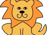 Drawing Simple Cartoon Lion Simple Lion Clipart