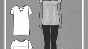 Drawing T Shirt Pattern Juniper Jersey Sewing Clothes Pinterest Sewing Sewing