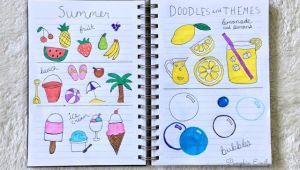 Drawing theme Ideas 5 Summer Bullet Journal themes Doodles Bullet Journal
