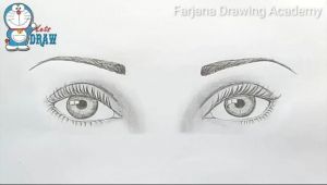 Drawing Two Eyes How to Draw Both Eyes for Beginners Step by Step Doodles In