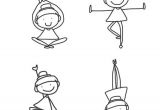 Drawings Of Cartoon Hands Hand Drawing Cartoon Happy People Yoga Royalty Free Cliparts