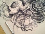 Drawings Of Dead Roses Living Dead Drawing Tattoos Pinterest Tattoos Skull Tattoos
