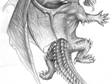 Drawings Of Dragons In Pencil This Pencil Drawing Of A Climbing Dragon is Probably the Design I Ve