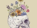 Drawings Of Flower Heads Pin by Haider A On Anatomy Art Pinterest Drawings Skull Art