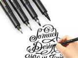 Drawings Of Hands Writing Calligraphy Drawing Art Pen Hand Lettering Pens Brush Black Ink