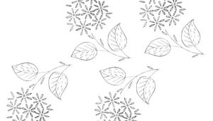 Drawings Of Little Flowers Free Embroidery Pattern A Bunch Of Little Flowers Needle Thread