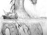Drawings Of Mythical Dragons Palladium Fantasy Jormund Serpent by Chuckwalton Deviantart Com On