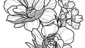 Drawings Of Single Roses Floral Tattoo Design Drawing Beautifu Simple Flowers Body Art