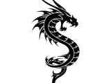 Drawings Of Tribal Dragons Black Dragon Tribal Tattoos Designs Pictures 1 O D Tattoodonkey