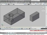 Easy 3d Drawings for Beginners Autocad 3d Modeling Basic Tutorial Video for Beginner 1 Youtube