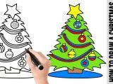Easy Cute Christmas Drawings How to Draw A Christmas Tree A Cute Easy Drawing Tutorial